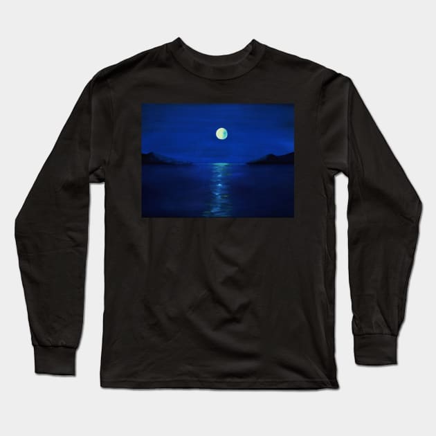 Moonlight-2 Long Sleeve T-Shirt by KostasK